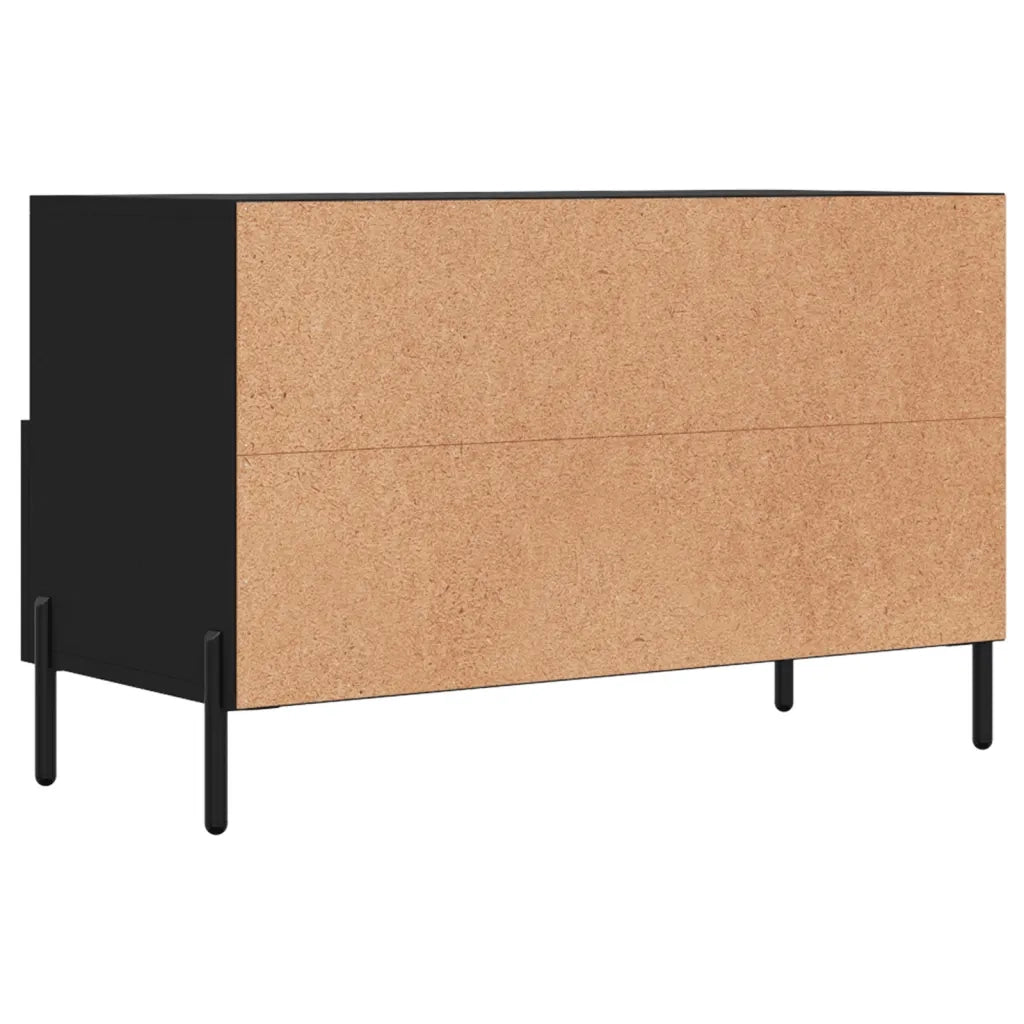 Mobile TV | Armadietto TV | Mobile Porta TV Nero 80x36x50 cm in Legno Multistrato