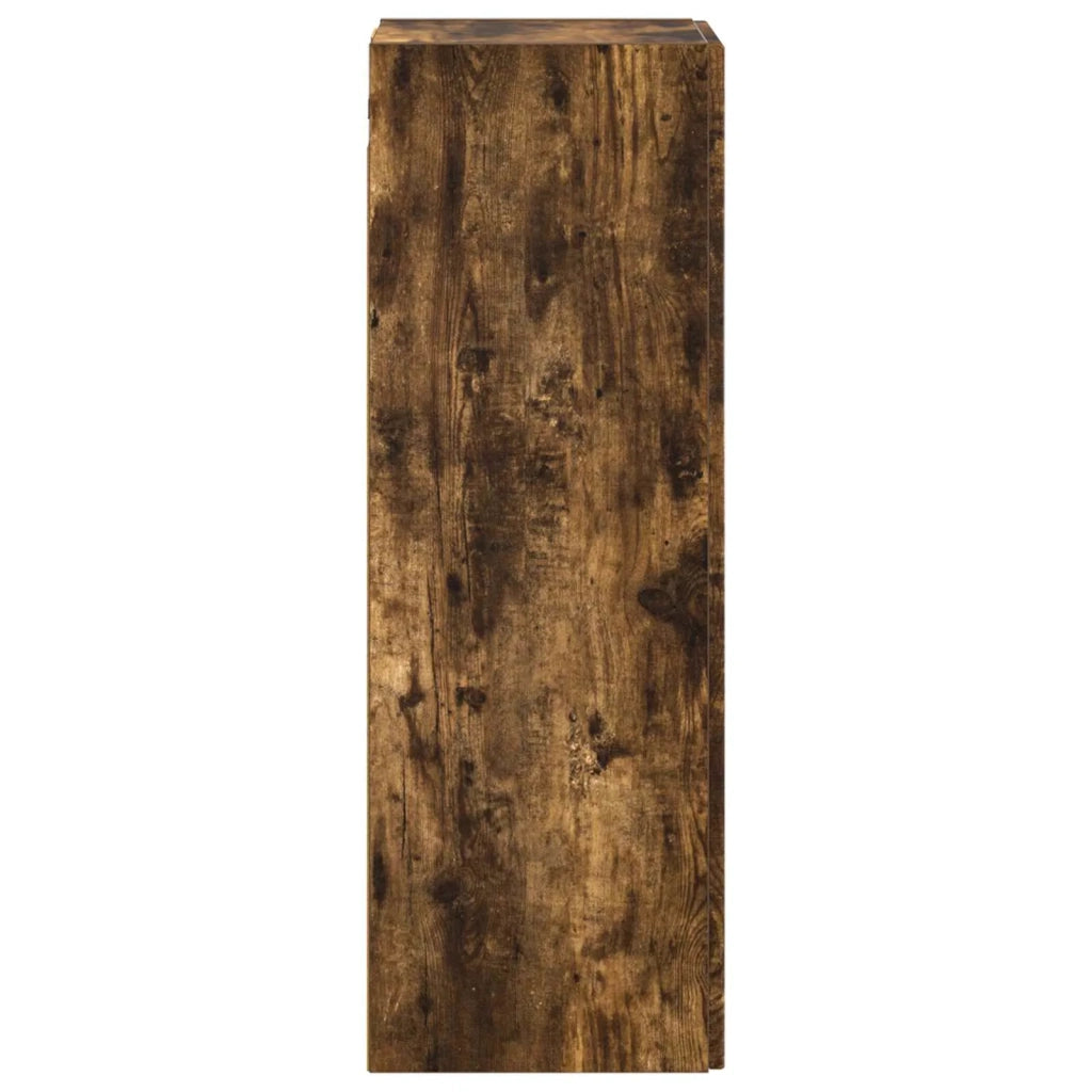 Mobiletto da Bagno a Muro Rovere Fumo 33 x 34,5 x 60 cm 890537