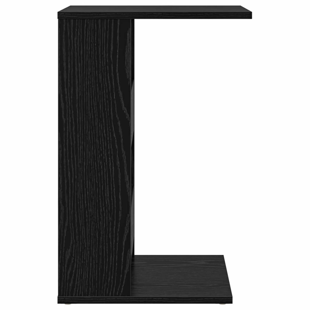Tavolo laterale Rovere Nero 40 x 35 x 60,5 cm Legno multistrato 8000341