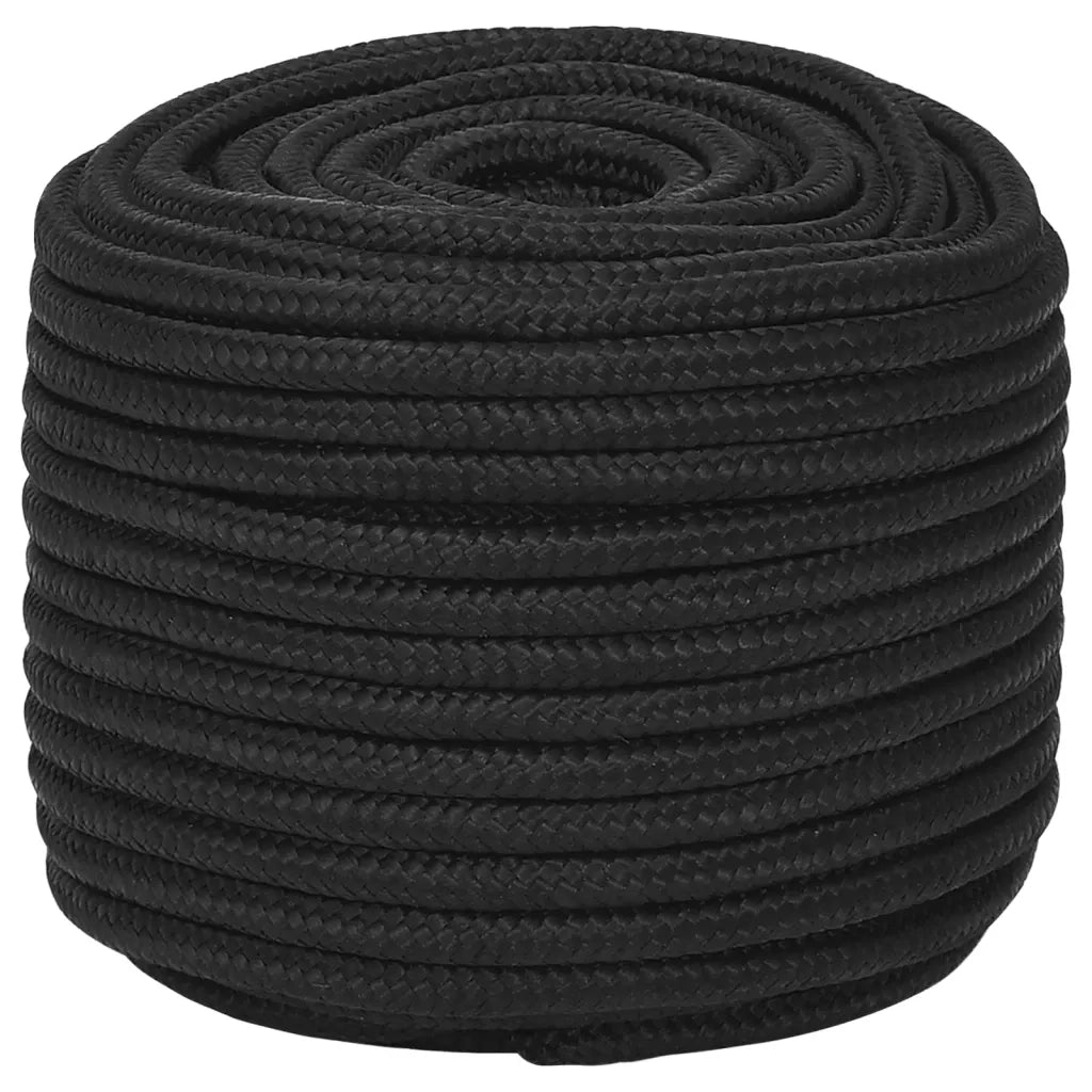 Corda per barca Completamente Nera 14 mm 50 m in Polipropilene 152516