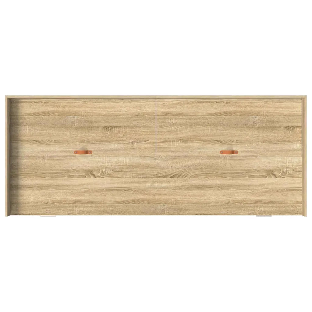 Struttura del letto con testiera-Giroletto con Testiera Rovere Sonoma 100 x 200 cm 690641