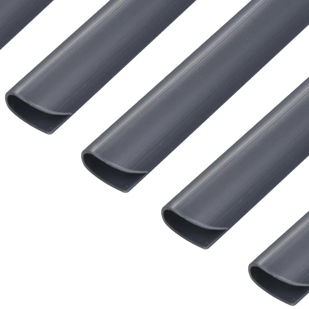 Clip per Strisce Recinzioni 100 pz in PVC Antracite 45477