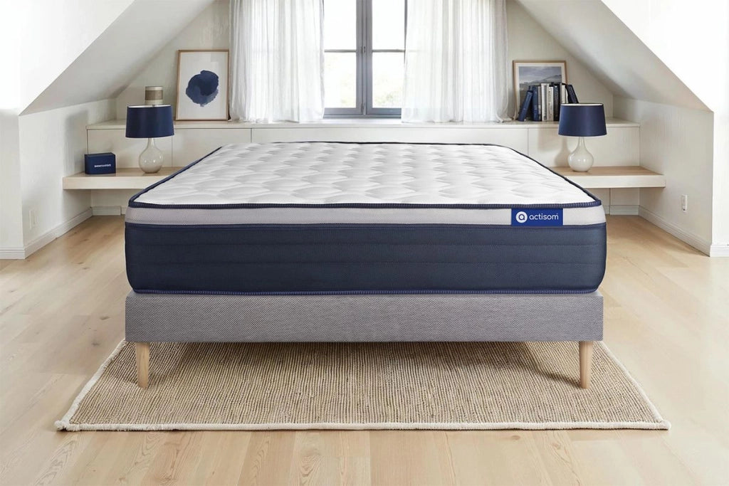 Kit rete e materasso matrimoniale Actiflex max 90x190cm - Spessore : 26cm - Molle insacchettate e memory foam - rigido