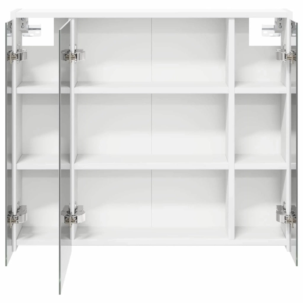 Mobiletto per specchio da bagno Bianco 73,5 x 16 x 62,5 cm 889167