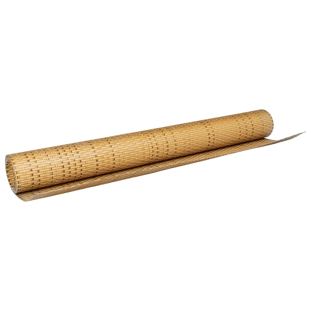 Paravento da Balcone Marrone Chiaro 400x80 cm in Polyrattan 156268