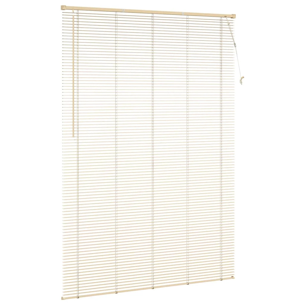 Tenda Veneziana | Tenda a lamelle Marrone Chiaro con Motivo 213 x 130 cm 25 mm