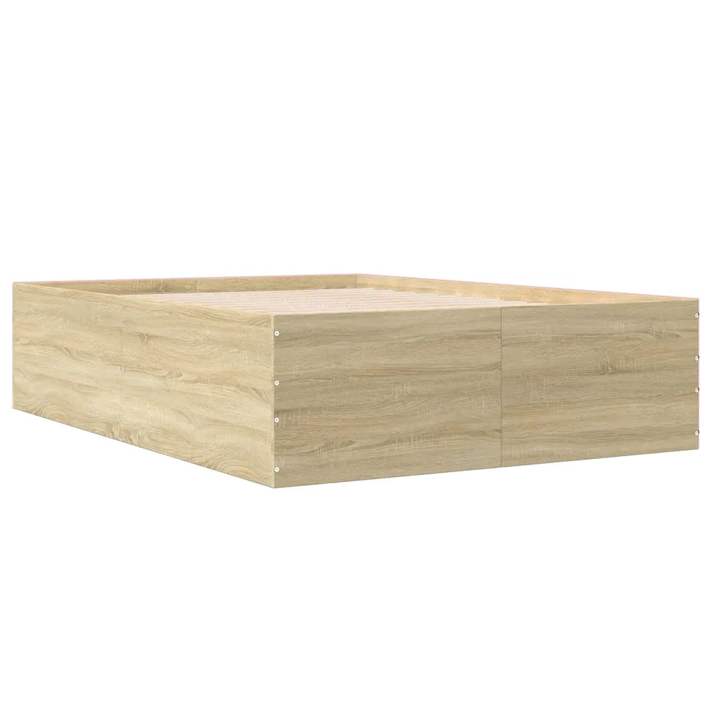 Giroletto-Struttura Letto Rovere Sonoma 140x200 cm in Legno Multistrato 201397
