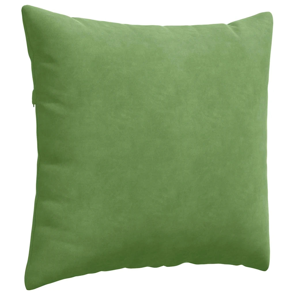 Cuscini da Divano 2 pz-Set di 2 Cuscini per Sofa Verde chiaro 45 x 45 cm