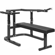Panchetta per Pectorali Regolabile in Acciaio ¨C zephmum ¨C 150x150x60-85 cm, Nero