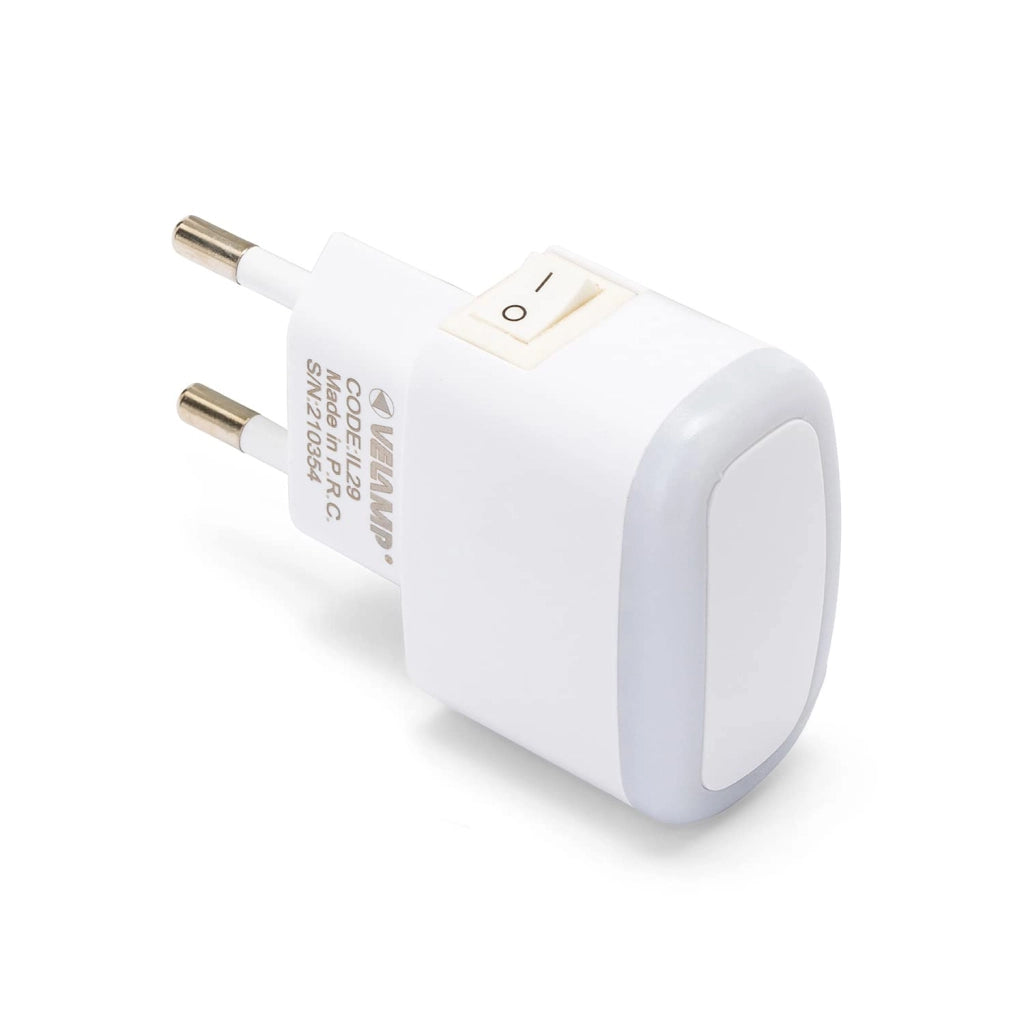 LUCE NOTTURNA LED C/INTERRUTTORE IL29 BIANCO- 1,0 pz
