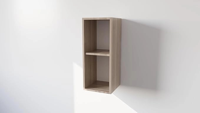 Pensile Cucina in Legno Nobilitato Olmo Mobile Alto con 1 Anta, Pensile Componibile Moderno Made in Italy (H70XL40XP32cm)