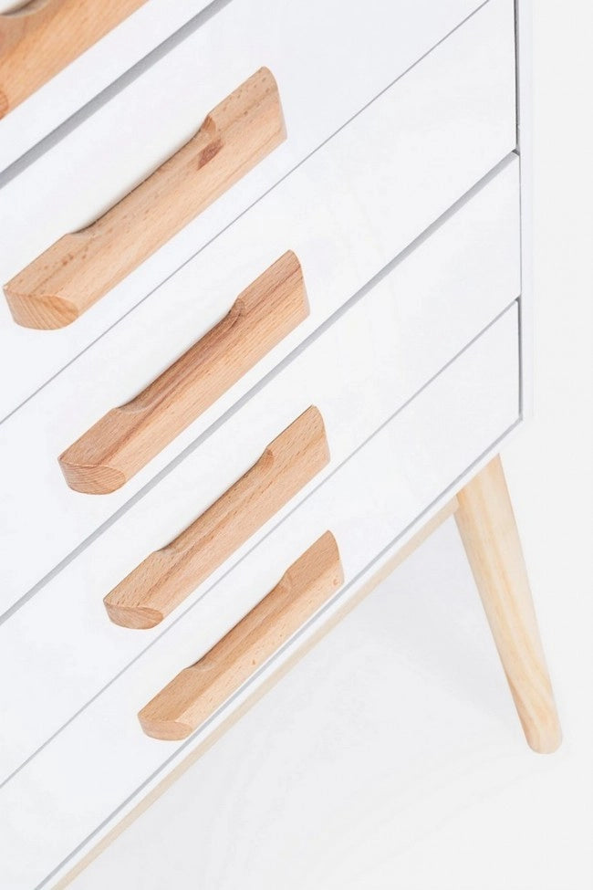 Cassettiera Legno Bianco Moderna da Interno - EXCEPTIONAL