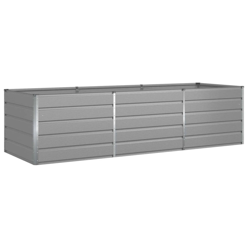 Fioriera Grigio chiaro 290 x 100 x 75 cm Acciaio zincato 42018170