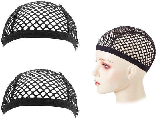 Capelli in nylon mesh adesivi per capelli corti e lunghi - 3 pezzi - adesivi elastici e ricambiabili - mesh adesivi per capelli - soluzione di fissaggio pratica