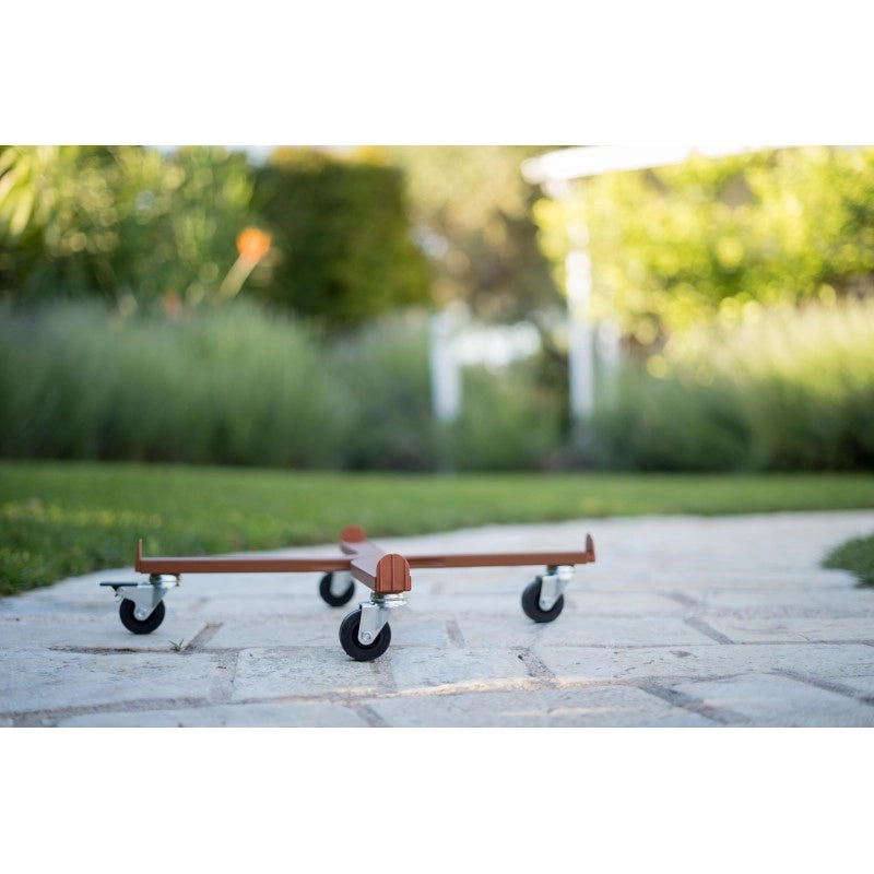 Carrello Porta Piante Linea Speedy Circolare Diam 50 Cotto Tecnokit