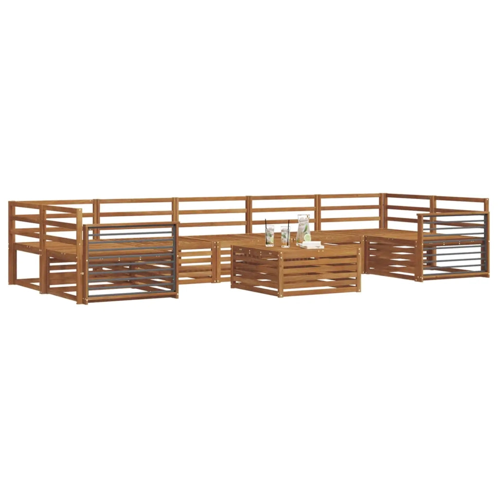 Set di divani da esterno 8 pcs Naturale 3373189