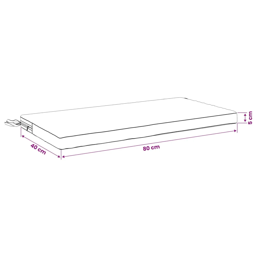Cuscino per panchina SOEST 100% Poliestere Blu Scuro 948686