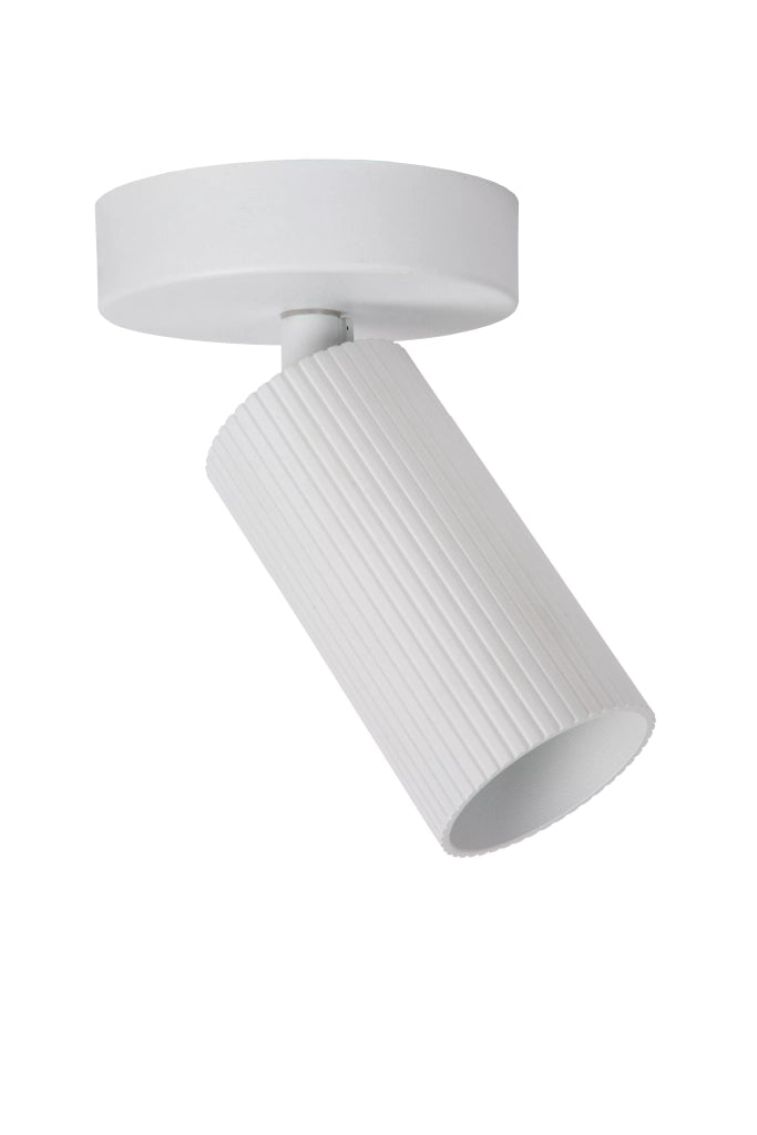 Faretto plafoniera Lucide Clubs bianco 1xGU10 40W alluminio