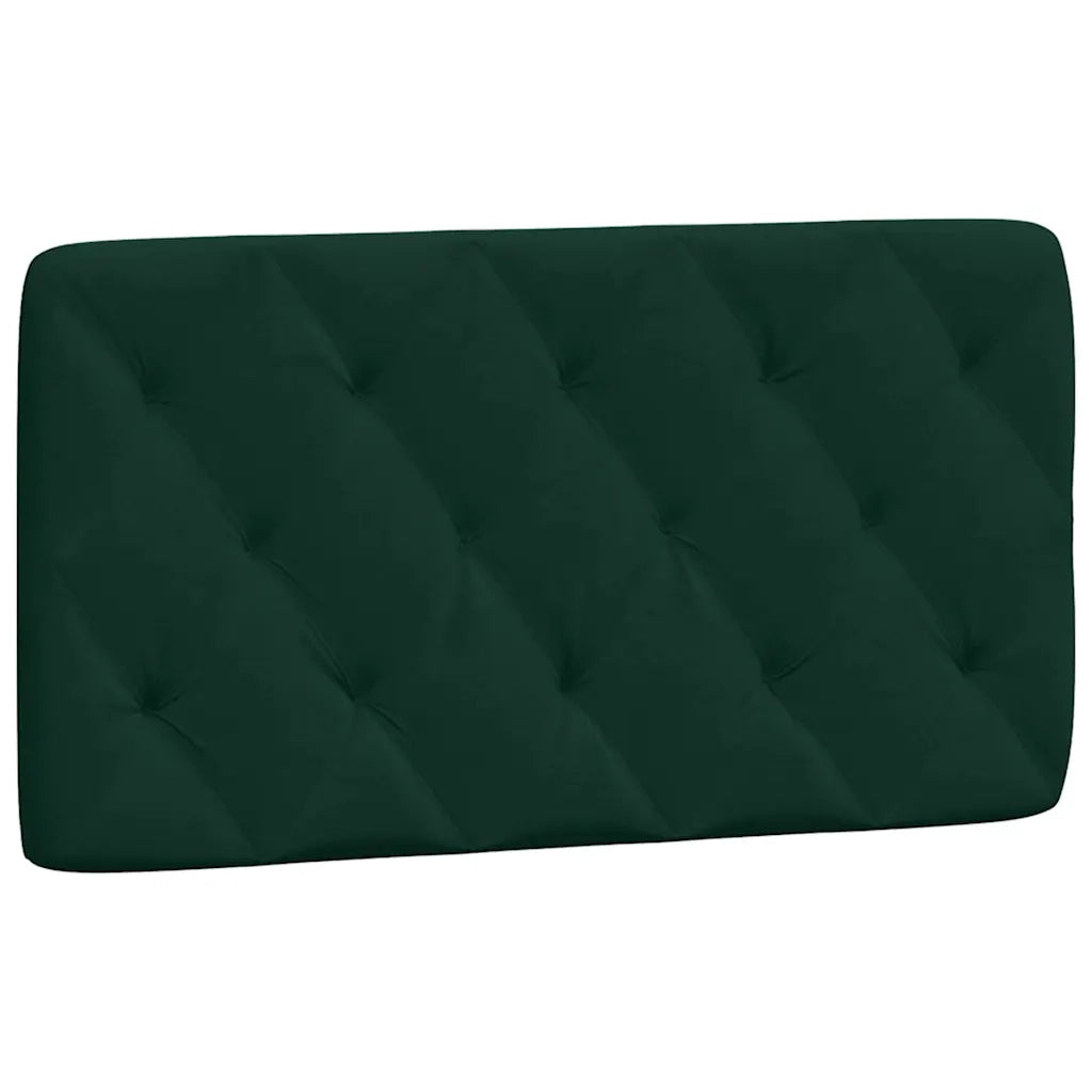 Letto con Materasso-Struttura Letto con Materasso Verde Scuro 100x200 cm in Velluto