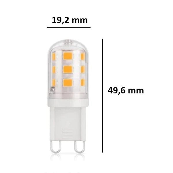 G9 LAMPADINA A LED 4W LUCE CALDA 3000K 510 LUMEN IDEALLUX