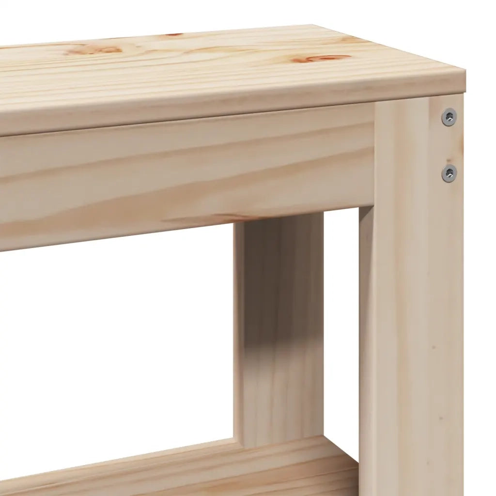 Testiera | Testata con Ripiani 160 cm in Legno Massello di Pino