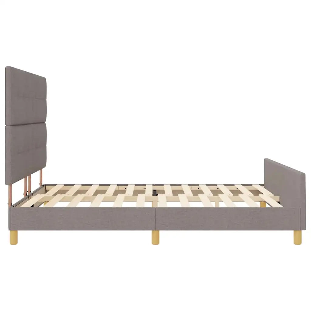 Letto matrimoniale | Letto per adulti | Struttura del letto con testiera Talpa 180 x 200 cm Tessuto