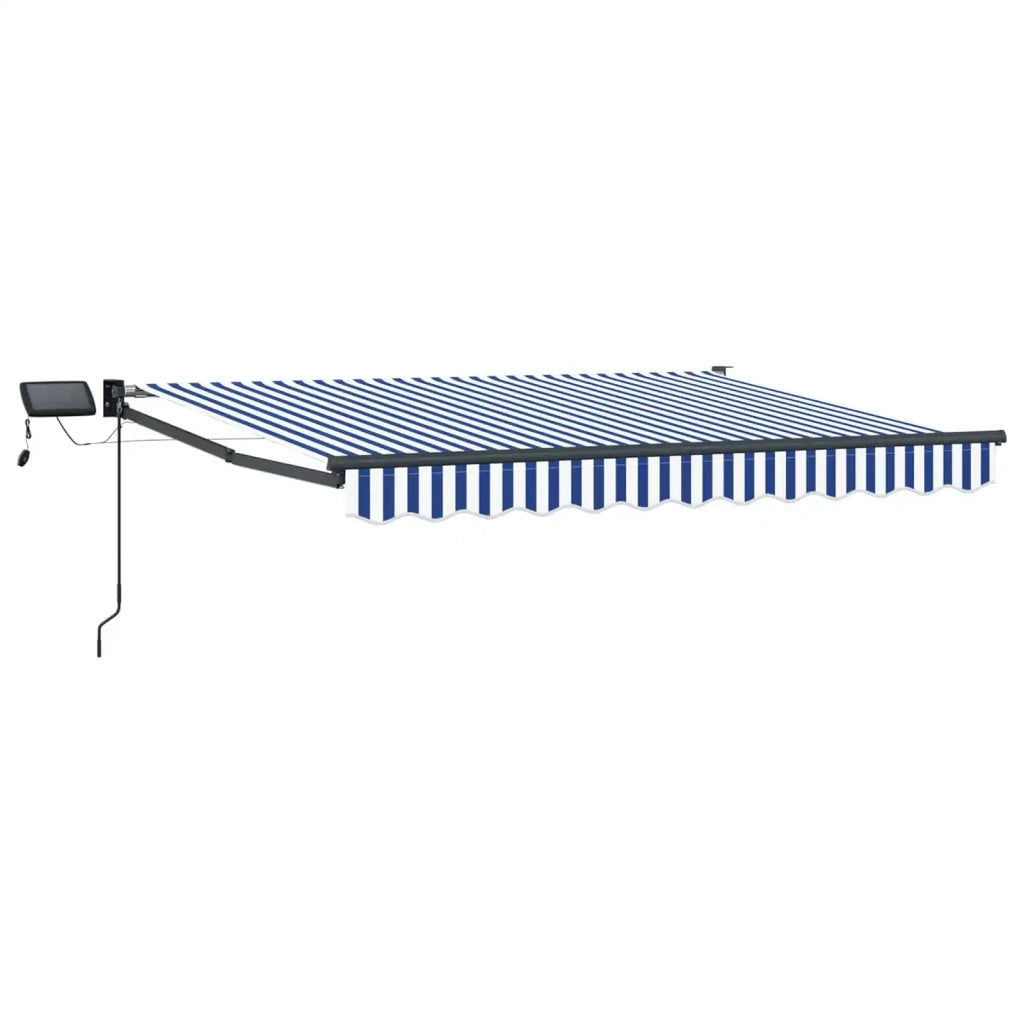 Tenda retrattile manuale con LED-Tenda parasole per balcone 3 x 2,5 m 422151