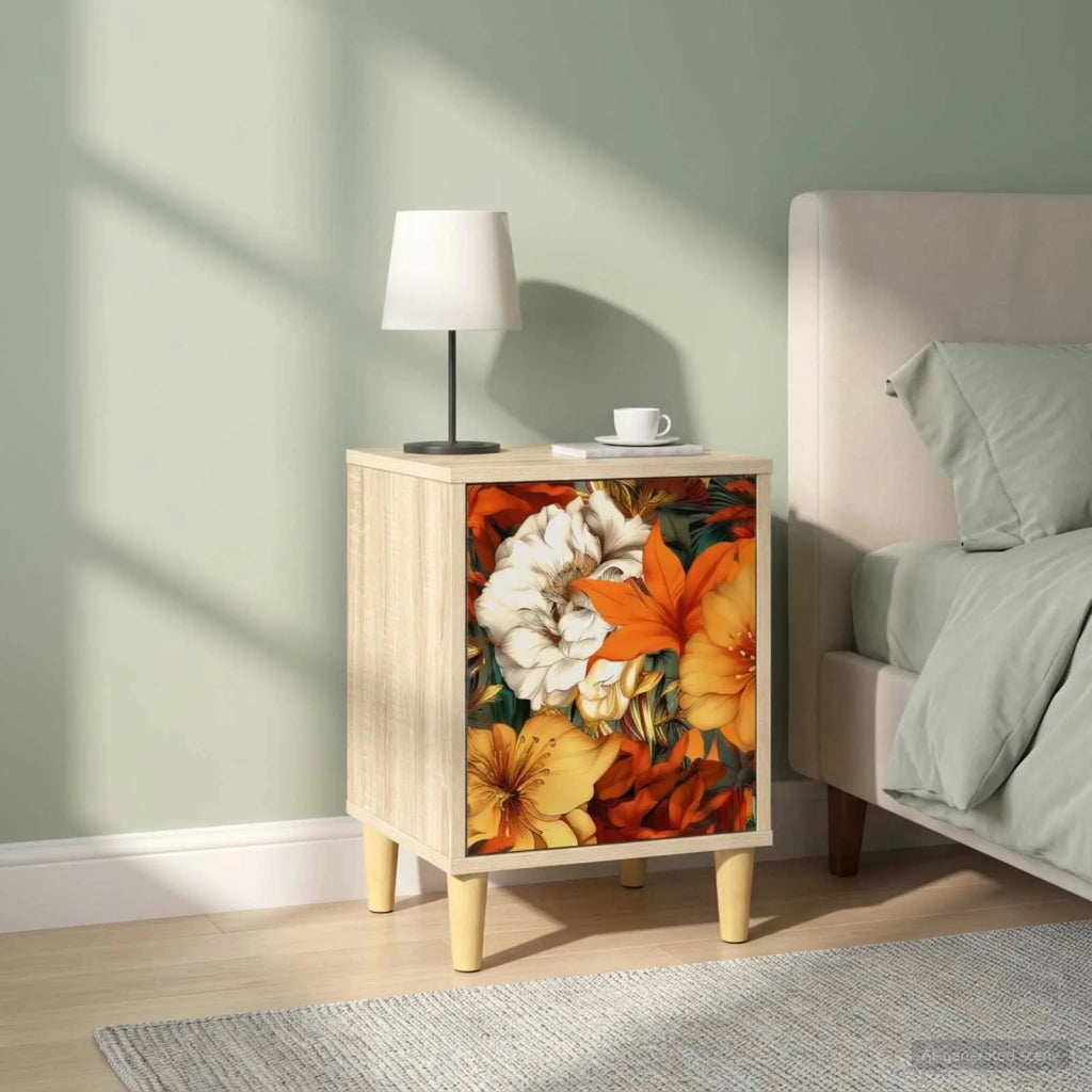 Armadio da Notte GENNEP 2 pz Rovere Sonoma 36 x 33 x 50 cm 8007202