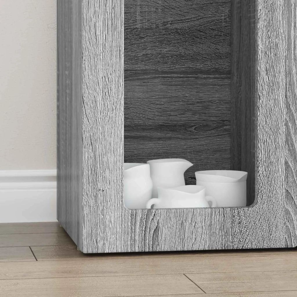 Credenza | Madia | Buffet da pranzo | Armadio da pranzo Grigio Sonoma 59 x 35 x 100,5 cm Legno multistrato