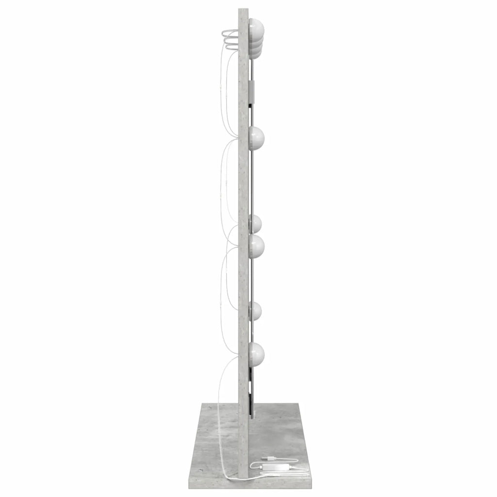 Specchio da Vanit¨¤-Specchio da Trucco Grigio cemento 70 x 50 x 18 cm