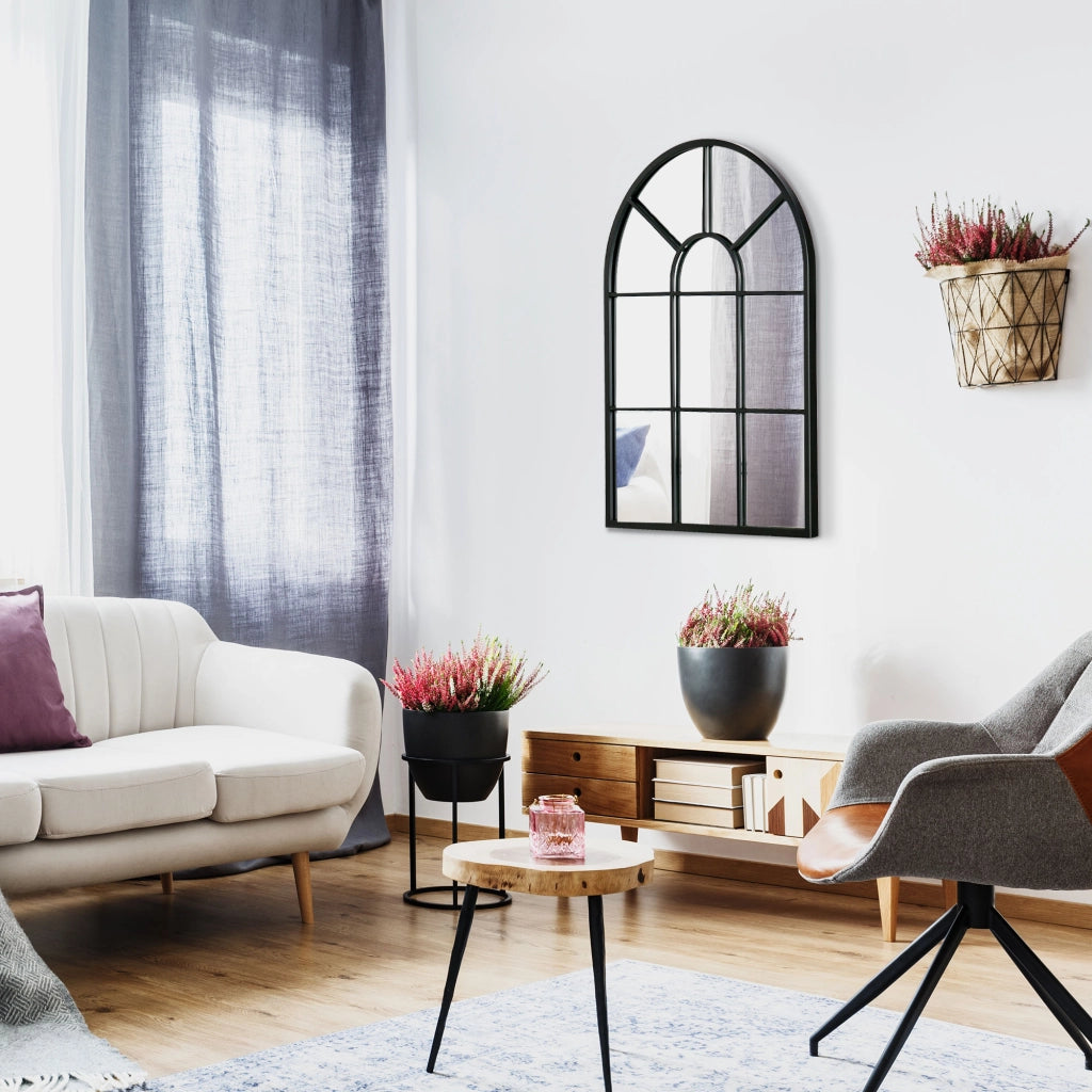 Specchio da Parete 50x70cm ¨C Zephmum ¨C Nero Moderno