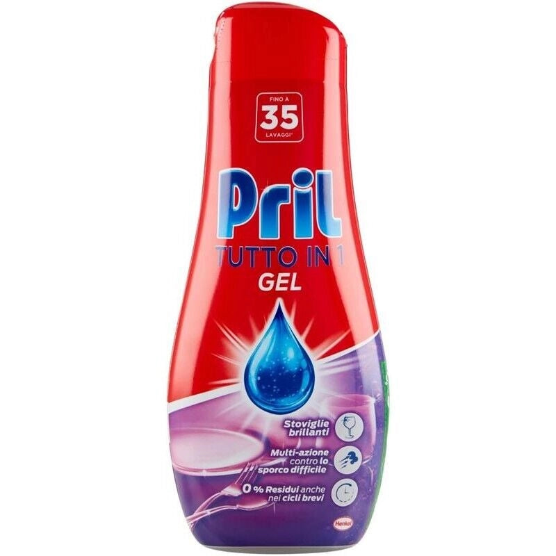 PRIL GOLD GEL PER LAVASTOVIGLIE IN FORMATO DA 630ML CLASSICO