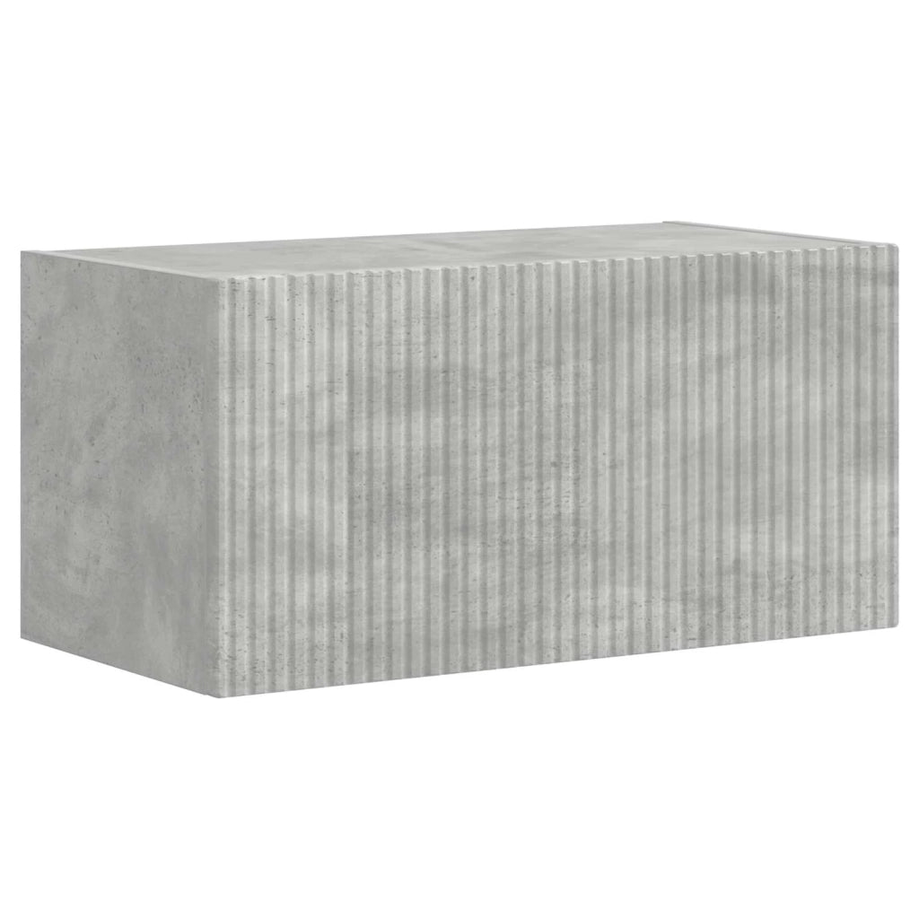Set mobile TV 6 pz-Credenza per TV Grigio cemento Legno multistrato 424458