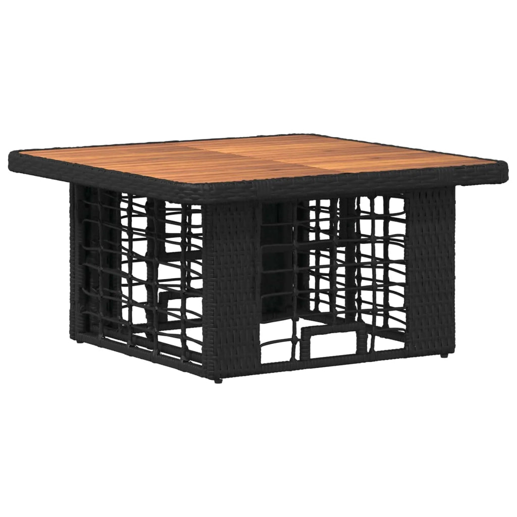 Set da Pranzo per Giardino con cuscino 3 pcs Nero e Grigio 42026758
