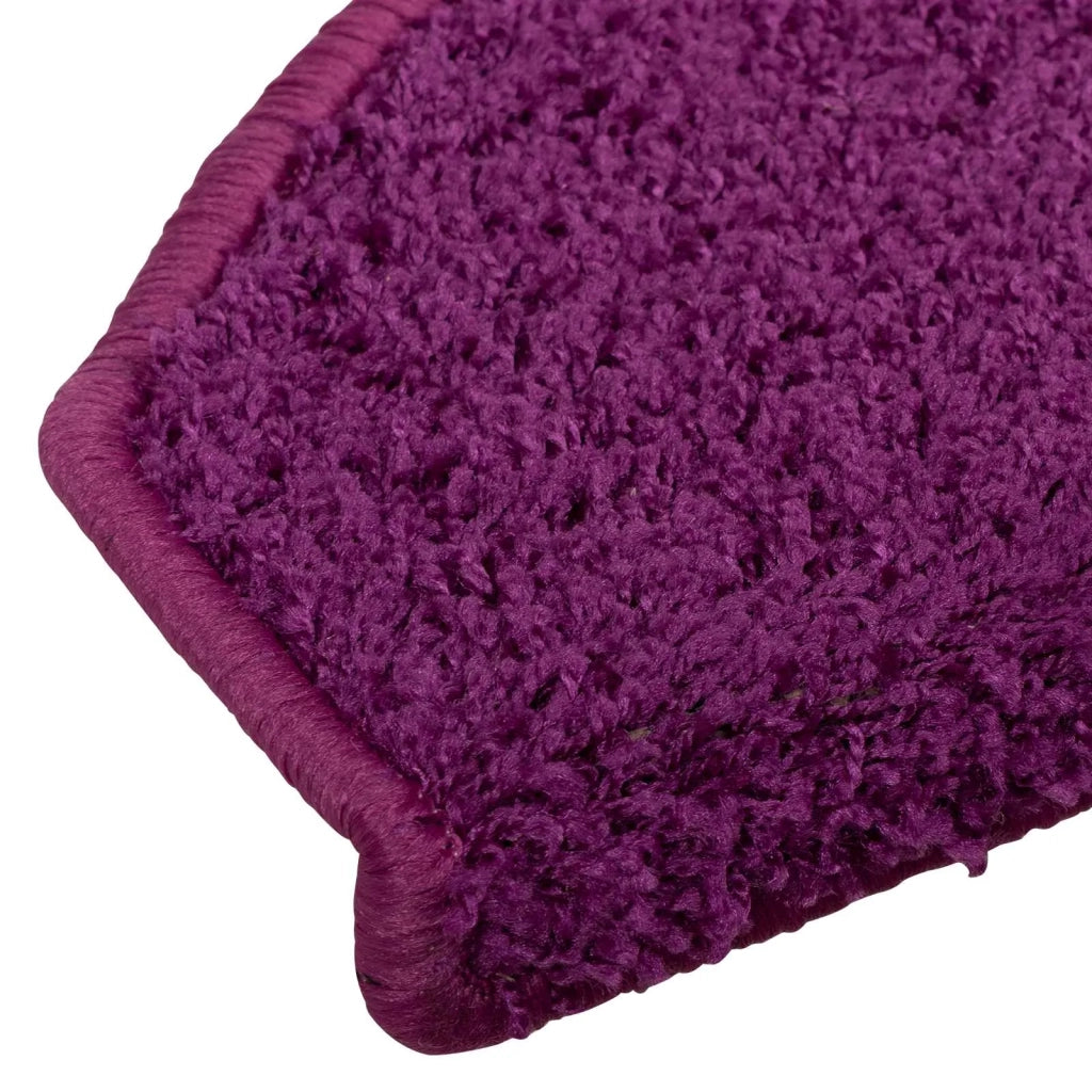 Tappetini per scale autoadesivi 15 pz | Gradini per Scale Viola 80 x 24,5 x 3,5 cm