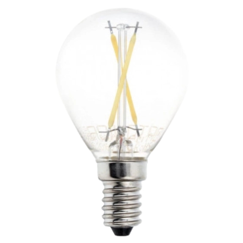 Lampadina led a filamento g45 e14 2w in vetro per illuminazione interna *** temperatura colore lampada 4500k bianco n...