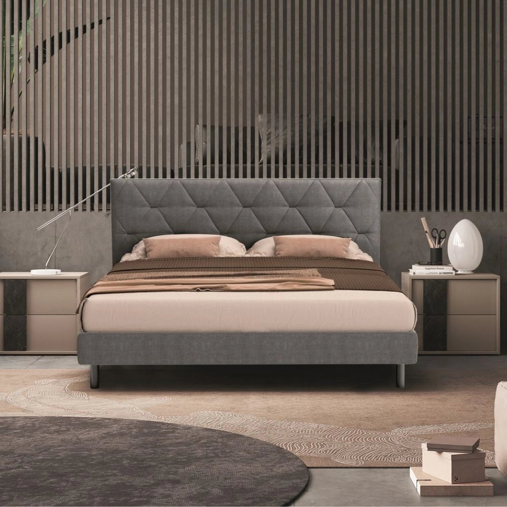 Letto matrimoniale contenitore 177x8x117 cm