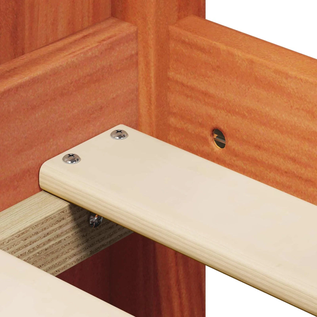 Struttura per letto soppalco Marrone Cera 90 x 190 cm 3422776