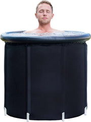 Bagno con Ice Bath 80 cm XL - Con Cappotto Isolante - Ripiegabile e Inclinabile - Bagno - Vasca da Bagno - Bagno con Gel Idrotermale