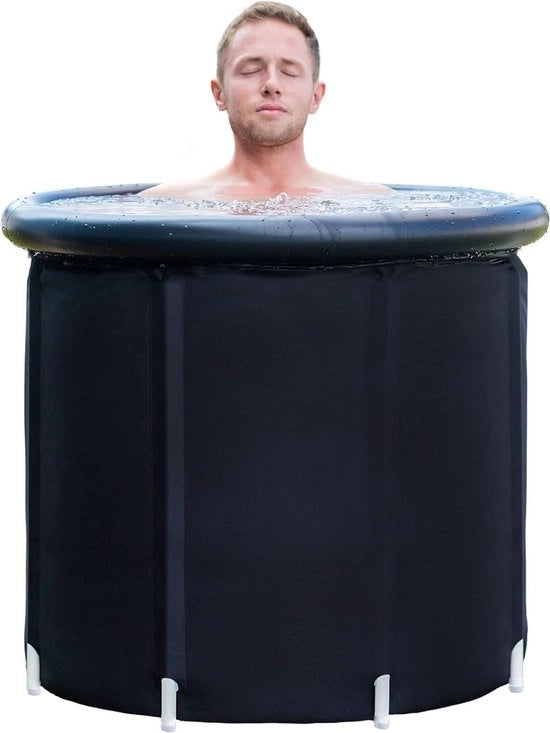 Bagno con Ice Bath 80 cm XL - Con Cappotto Isolante - Ripiegabile e Inclinabile - Bagno - Vasca da Bagno - Bagno con Gel Idrotermale
