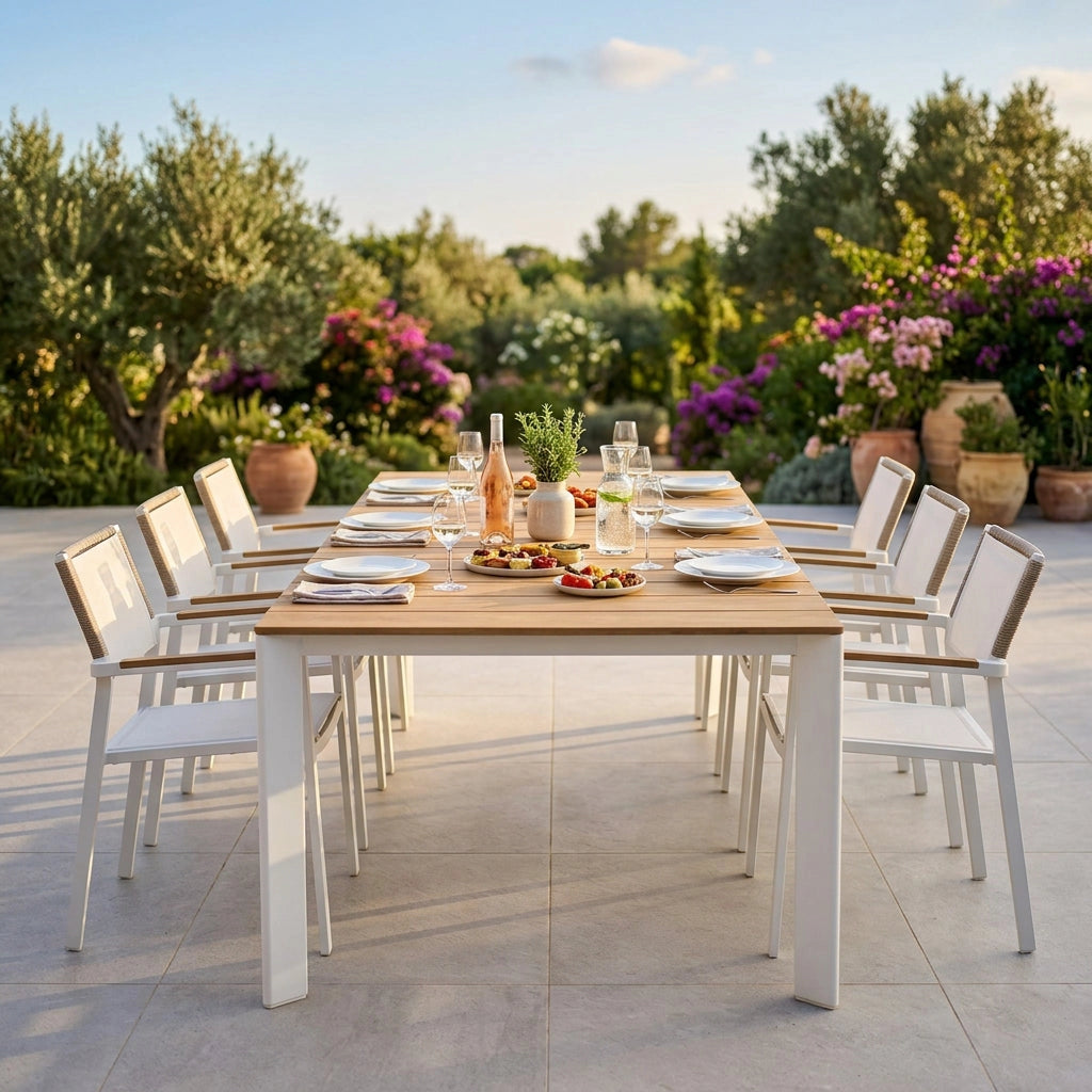 Tavolo da giardino allungabile 210/275x100 - FAELAN