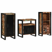 Set di mobili per il bagno 3 pcs Legno Recuperato Massello 3305621