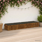 Cuscini per Sedia in 4 Pezzi SOEST 4 pz 100% Poliestere 944778