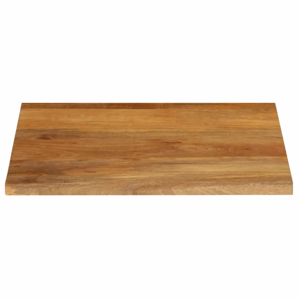 Piano Tavolo Bordi Vivi 60x60x3,8 cm in Legno Massello di Mango 370594