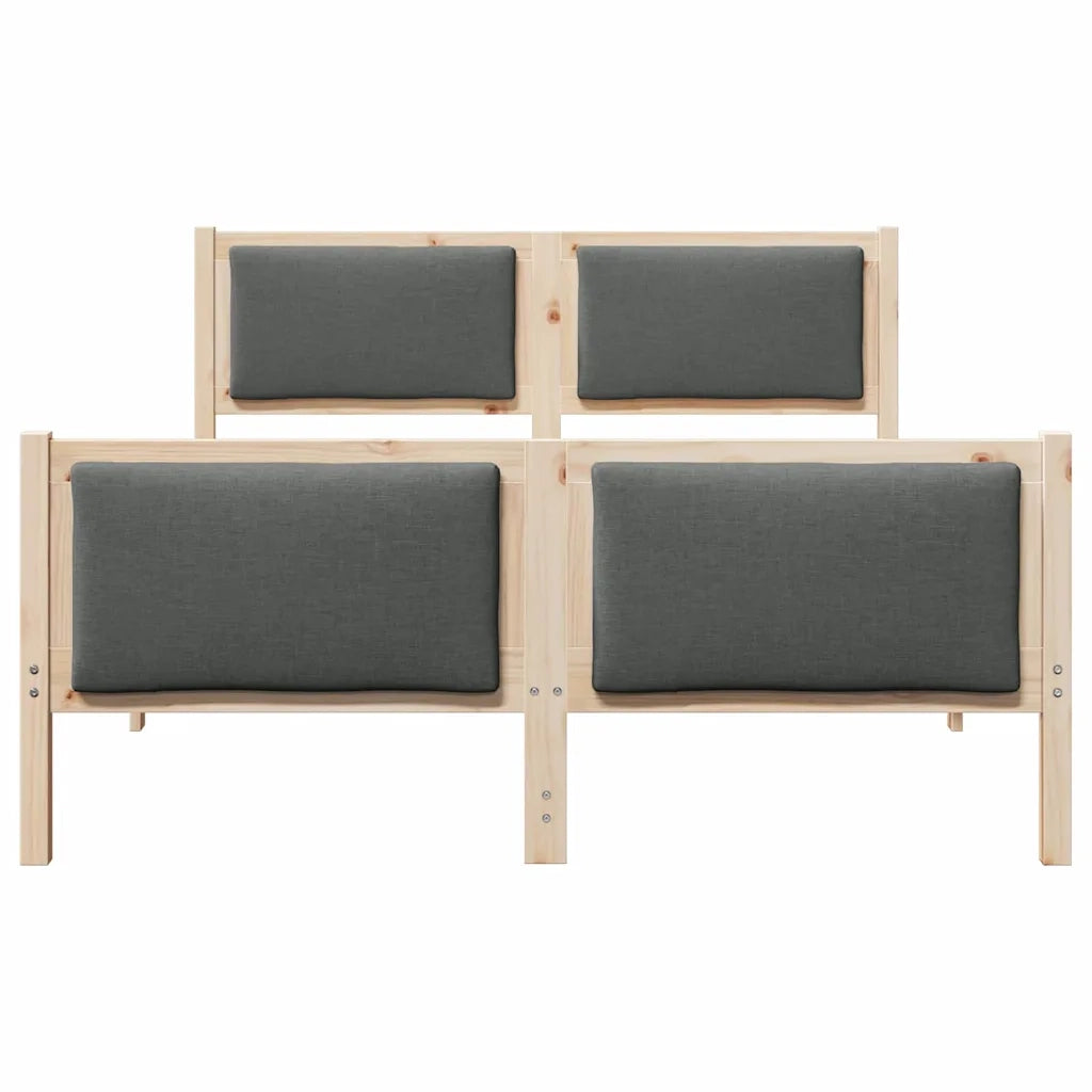 Struttura del letto-Giroletto Grigio scuro 160 x 200 cm Tessuto 987111