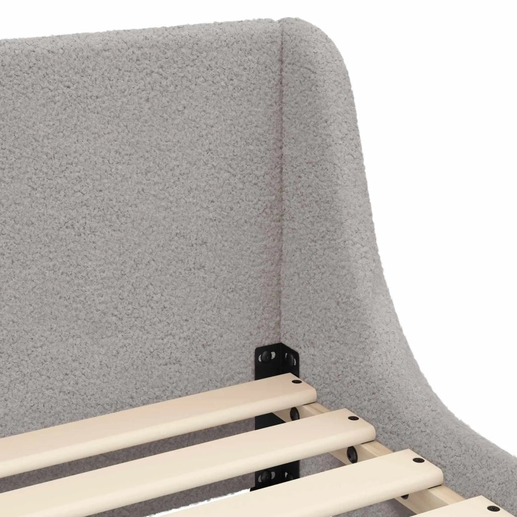 Struttura letto per bambini con testata Grigio chiaro