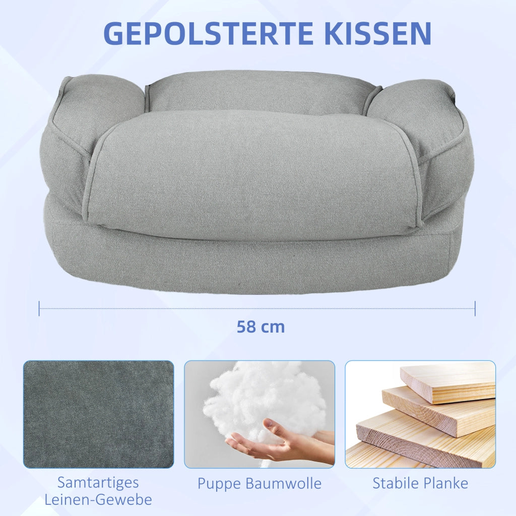 Sedia da Ufficio Alta Portata 200kg ¨C Xylo ¨C Tessuto Grigio Chiaro