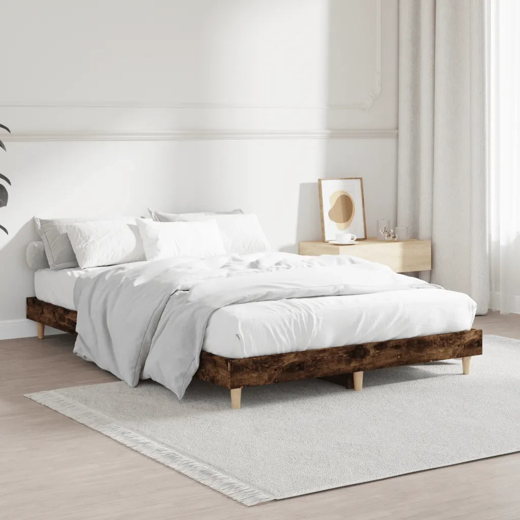Giroletto senza Materasso Rovere Fumo 120x190 cm in Truciolato 832090