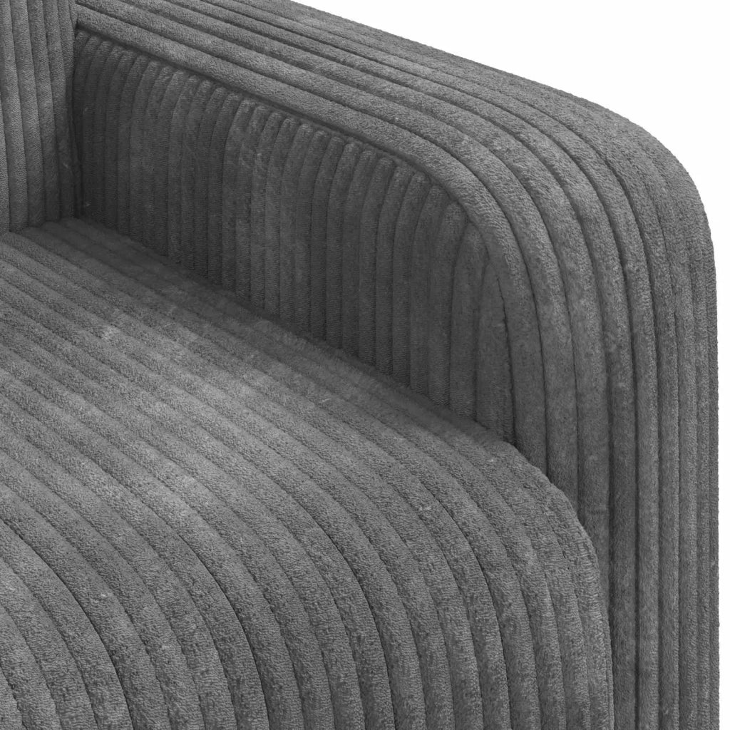 Poltrona Grigio Chiaro corduroy 42042440