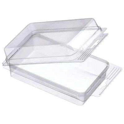BIVALVA RIGIDA - PVC TRASPARENTE MM  50X 50 H.MM 20- 100 pezzi